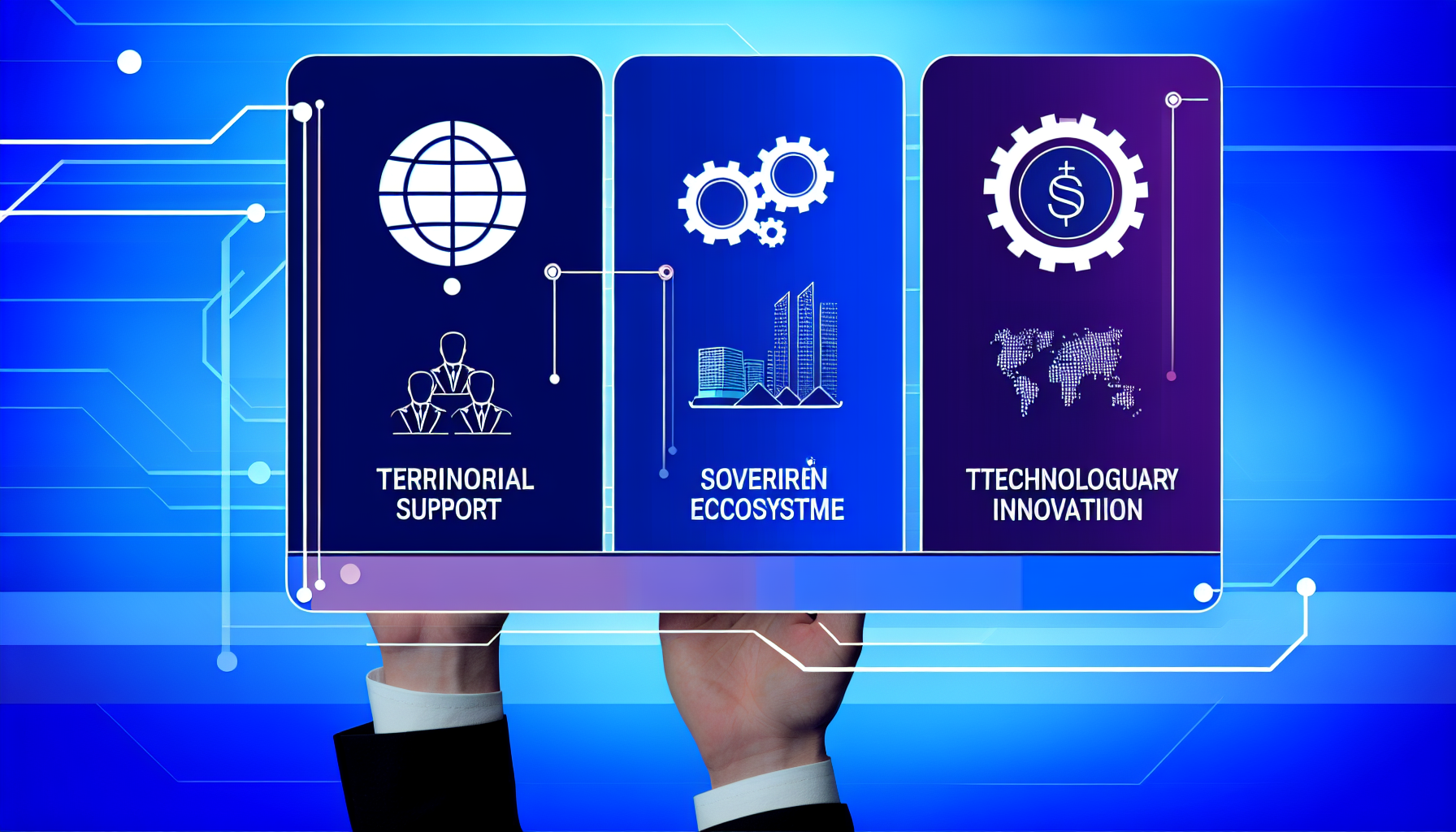Visualise les trois axes stratégiques développés dans cette section clé de l'article