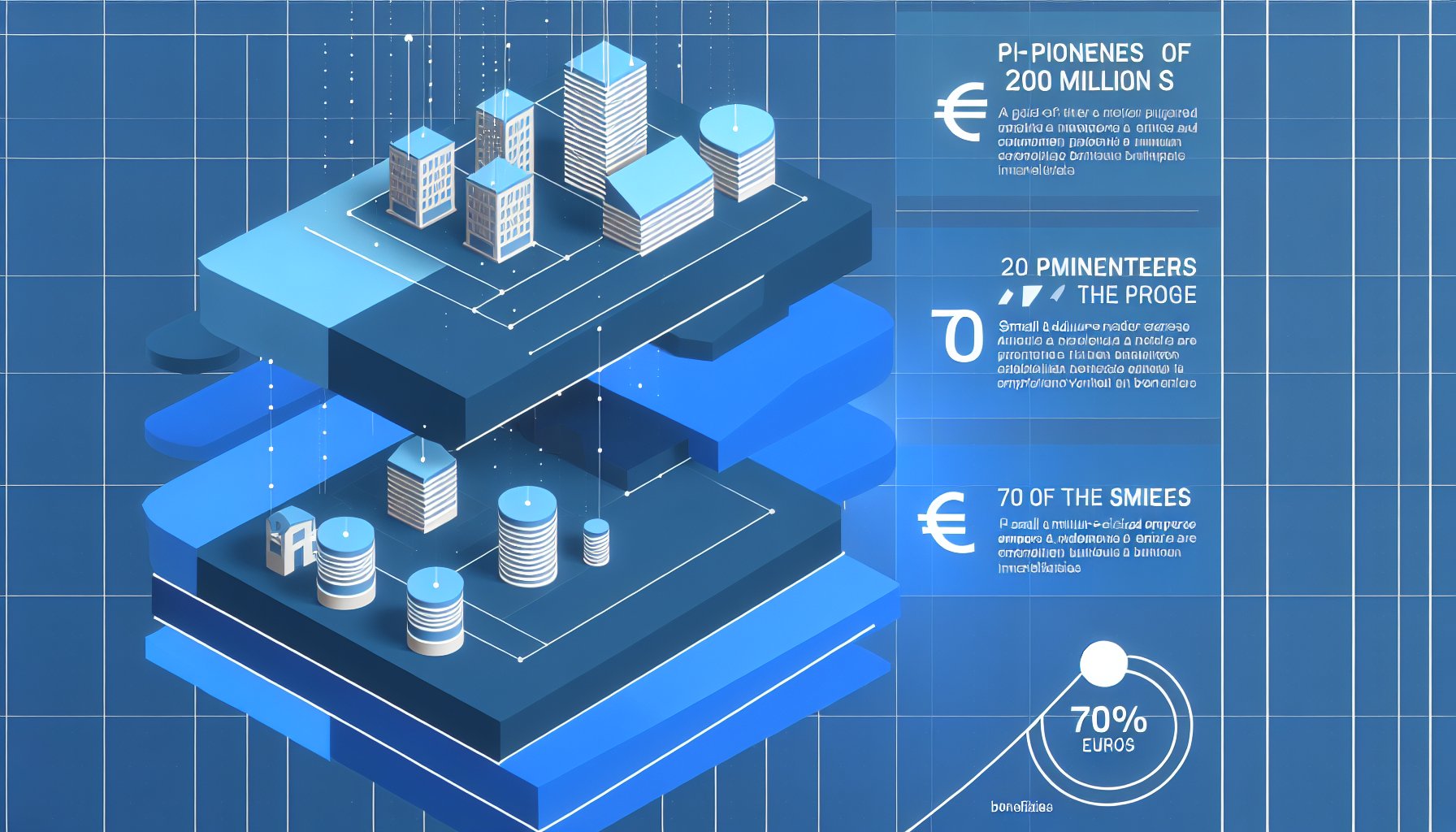 Illustre concrètement les chiffres clés du programme (200M€, 70% PME/ETI) et matérialise l'impact des financements publics